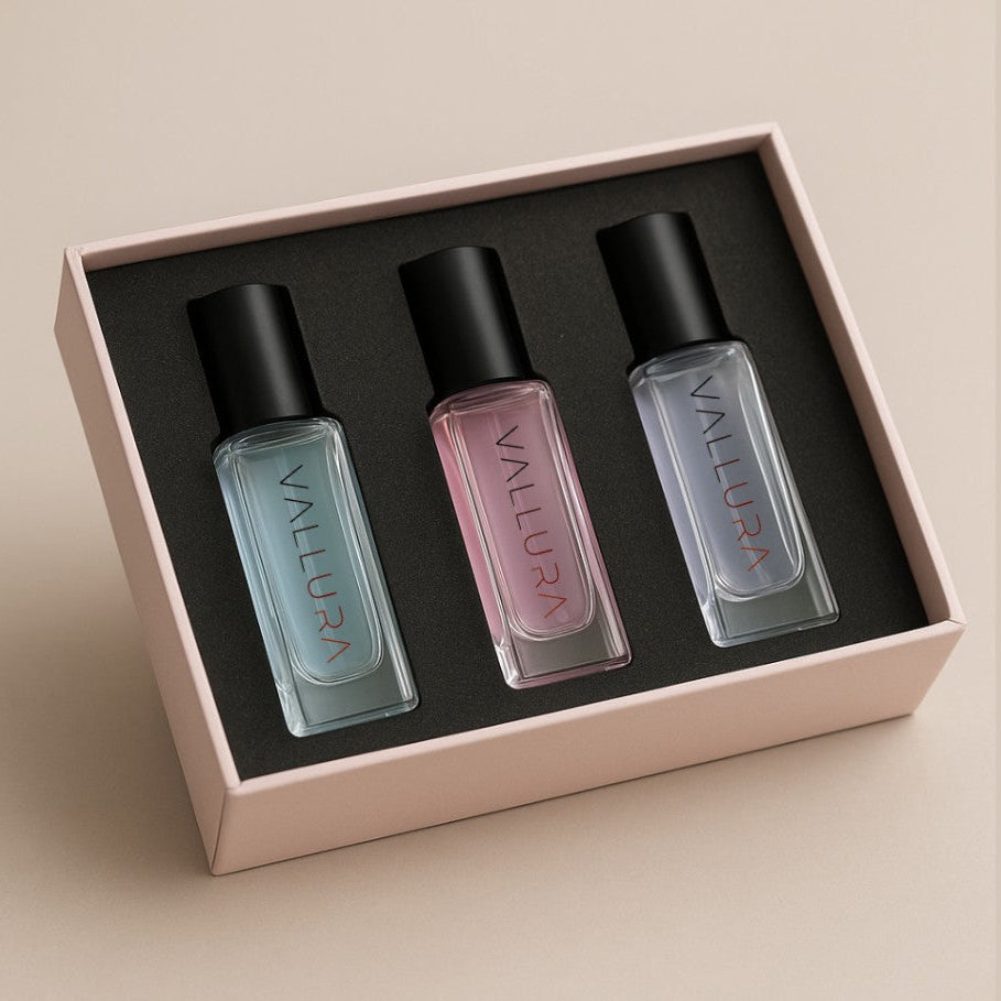 VALLURA TRIO COLLECTION – Pack of 3 Perfumes | Eau De Parfum | Unisex Luxury Perfume VALLURA