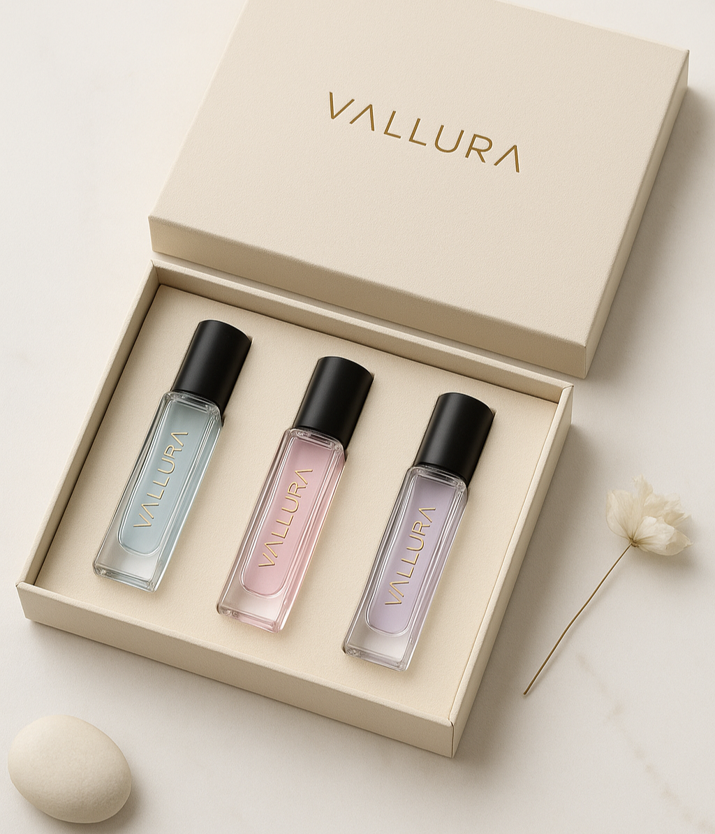 VALLURA TRIO COLLECTION – Pack of 3 Perfumes | Eau De Parfum | Unisex Luxury Perfume VALLURA